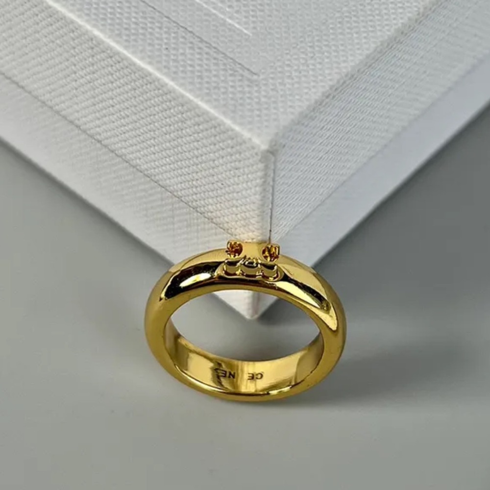 Gold Ring with Design